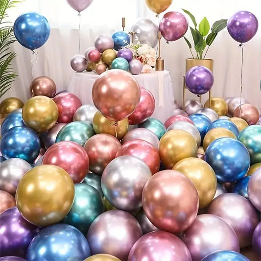 30pieces, Metal Latex Balloons Birthday Party Balloons, Wedding Decorations Party Balloons Wedding Party Decorations