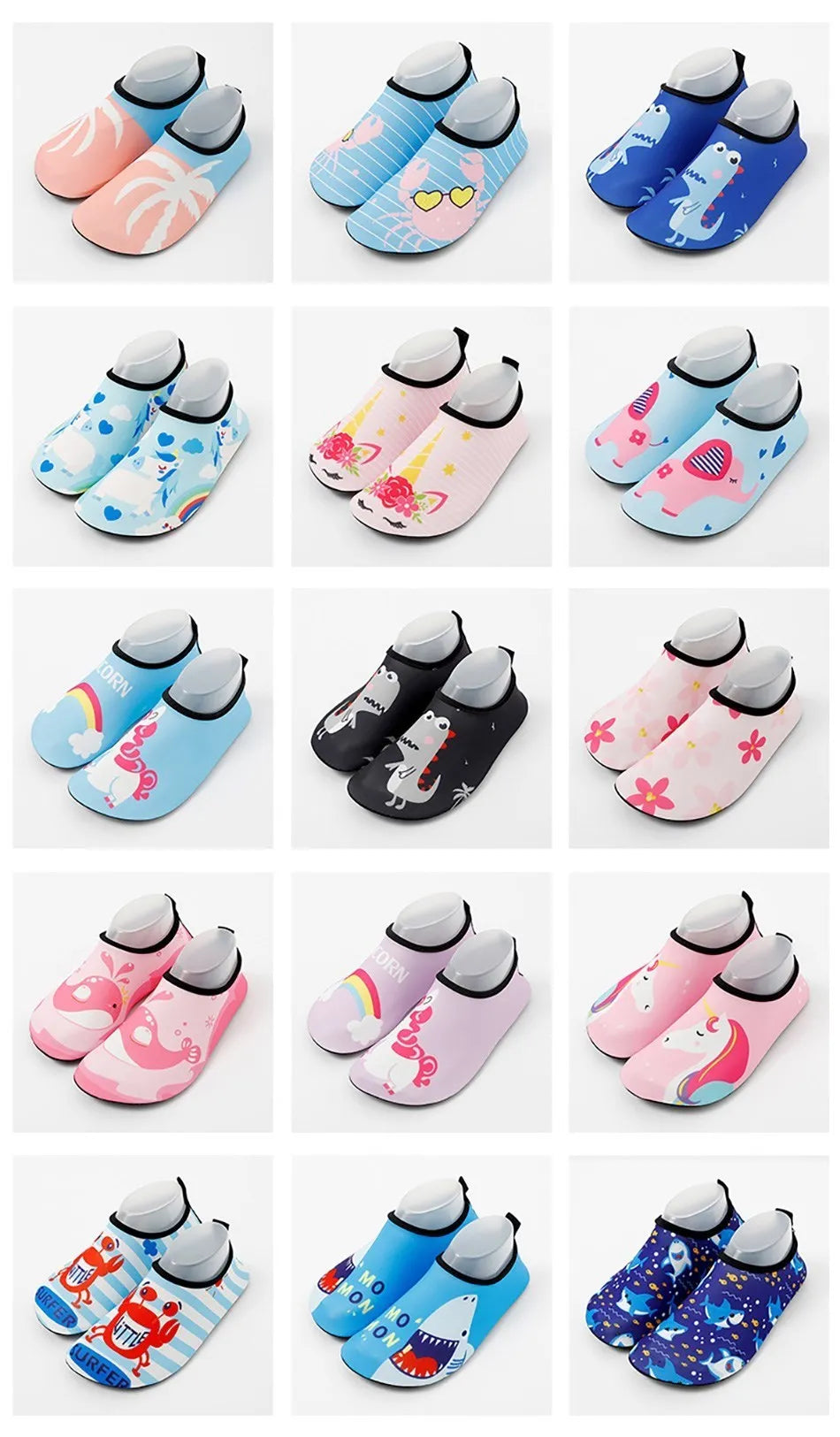 Children Beach Shoes Baby Soft Floor Indoor Slipper Snorkeling Swim Socks Boys And Girls Anti-Slip Home Barefoot Kids Slippers