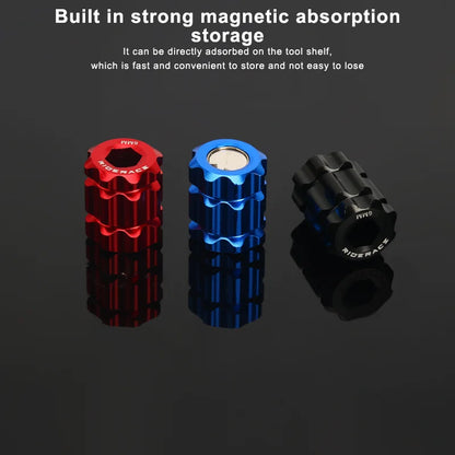 Bike Crank Remove Install Tool Aluminum Alloy Bicycle Crank Arm Cover Screw Wrench MTB Road Cycling Crankset Installation Tools