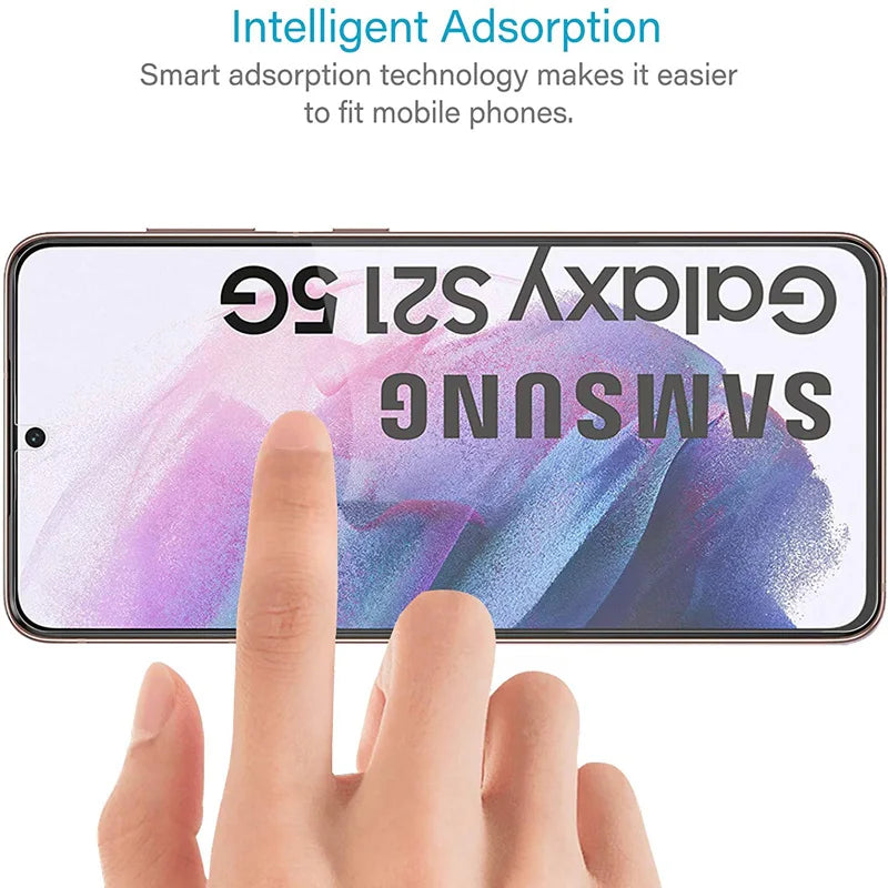 3PCS Full Cover Tempered Glass On the For Samsung S21 5G S23 S22 Plus S20 FE Screen Protector On Samsung S21Plus S21FE Glass