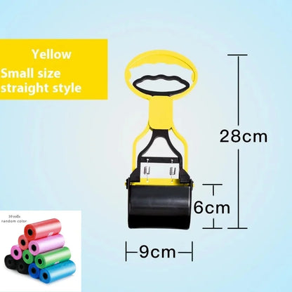 Durable Dog Poop Grabber Easy Cleaning Outdoor Pet Pooper Scooper Walking Gear new