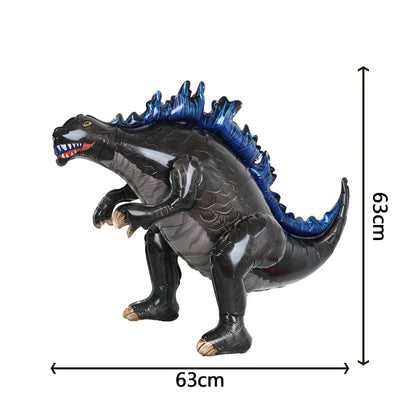 1pcs Large 4D Dinosaur Foil Balloons Jungle Animal Baby Boys Birthday Party Decors Jurassic Standind Dragon Kids Toys Air Globos