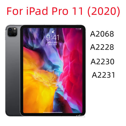 For iPad 10.2 9th 8th 7th Pro 9.7 10.5 10.9 11 Air Mini 6 5 4 3 2 1 7.9 2021 2020 2019 2018 2017 Tempered Glass Screen Protector