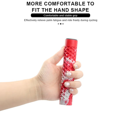 1Pair Bicycle Handlebar Grips Lengthening Non-Slip Soft Rubber Mountain Bike Grips For 22.2mm Handlebar Scooter Tricycle BMX