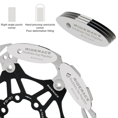 Bicycle Disc Brake Pads Adjusting Tool Stainless Steel Mounting Bike Hydraulic Disc Brake MTB Hydraulic/Line Disc Brake Caliper