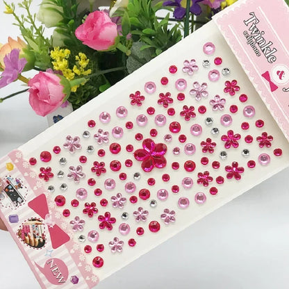 Glitter Face Stickers for Children Rhinestones for Eyes Face Diamonds Bright Stickers Festival Makeup Jewels Stickers ZS006