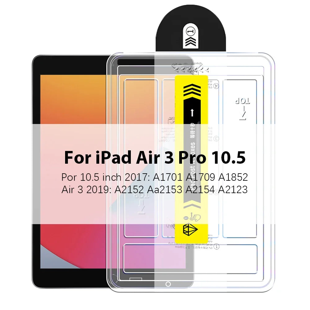 Screen Protector Tempered Glass For Ipad Pro 13 11 M4 12.9 10 9 10th 9th Generation Air 5 4 3 2 M2 Mini 6 10.2 10.9 Accessories