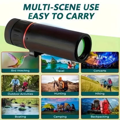 1pc Classic Style High Definition Monocular Telescope,Portable,for Outdoor Camping,Hunting,Travel,for Essential Travel Accessory