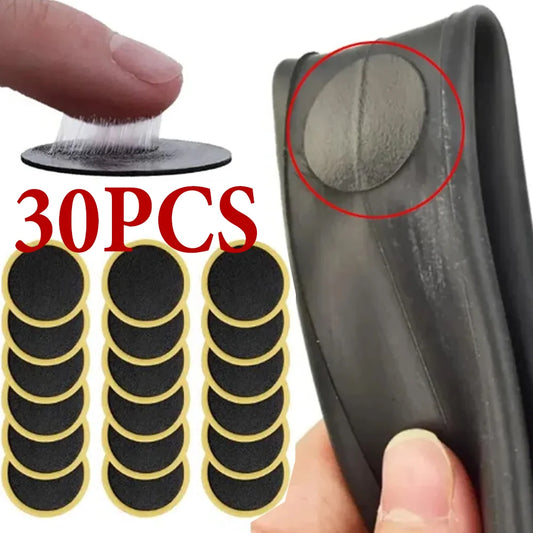50/30/20/10PCS Bicycle Glue-free Tire Patches Tool Quick Repairing Tyre Protection Patch Adhesive Quick Drying Bike Accessories