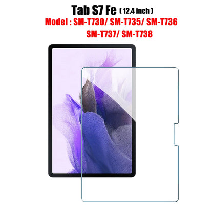 Tempered Glass Screen Protector For Samsung Galaxy Tab S6 Lite A9 Plus S8 S9 Plus Ultra S7 Fe S9 Fe 12.4 A8 Film