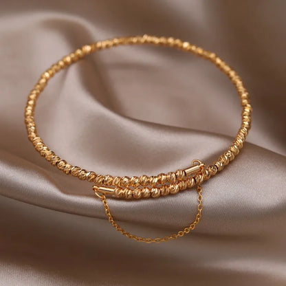 2024 French new design fashion jewelry two-color plated zircon letter X opening bracelet elegant women's daily work accessories