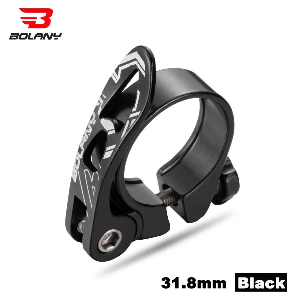 BOLANY MTB Bike Seatpost Clamp Quick Releas Ultralight Aluminium Alloy Bicycle Seat Post Mount 31.8mm 34.9mm Cycling Accessories