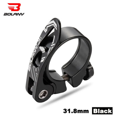 BOLANY MTB Bike Seatpost Clamp Quick Releas Ultralight Aluminium Alloy Bicycle Seat Post Mount 31.8mm 34.9mm Cycling Accessories
