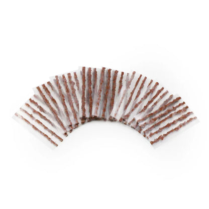Bicycle Tubeless Tire Repair Kit MTB Bike Tyre Plug Puncture Flat Fix Patch Repairing Rubber Bacon Strips and Insertion Tool Set