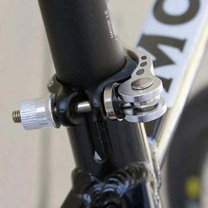 1/2/6pcs M6 x65mm Bicycle Quick Release Aluminum Seatpost Clamp Bike Seat Post Tube Clamp  Lock Nut Saddle for Road MTB Bike