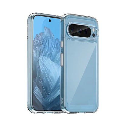 Fashion Transparent Acrylic Case For Google Pixel 9 8 7 Pro 8 7 A Colorful Hard Clear Shockproof Thin Cover For Pixel 9 Pro XL