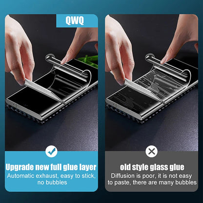 4pcs Clear Back Hydrogel Film For Samsung Galaxy S24 S20 S21 S22 S23 Ultra Plus fe A12 A34 A52 A53 A54 5G Screen Protector Film