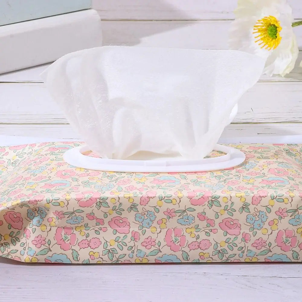 EVA Baby Wet Wipe Pouch Portable Buckle Wipes Holder Case Flip Cover Snap-Strap Reusable Refillable Wet Wipe Bag Outdoor