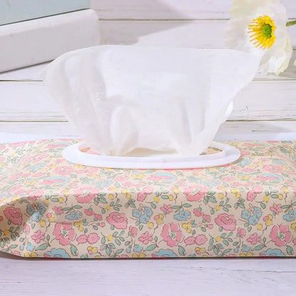 EVA Baby Wet Wipe Pouch Portable Buckle Wipes Holder Case Flip Cover Snap-Strap Reusable Refillable Wet Wipe Bag Outdoor