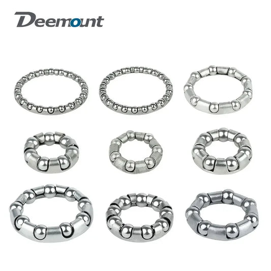 MTB Road Bike Headset Bottom Bracket Axle Ball Bearing Retainer Carbon Steel Bicycle Replacement for Hub Crank Fork