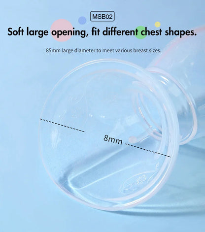 Dr.isla Baby Feeding Manual Breast Pump Partner Breast Collector Automatic Correction Breast Milk Silicone Pumps BPA Free