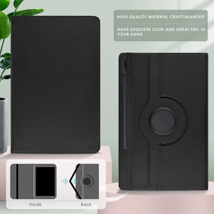 360 Rotating Case for Samsung Galaxy Tab S10+S9 Ultra 14.6 S8 Plus 12.4 S7 FE 11 Tablet Cover X900 X916 X800 X810 T730 T970 Case