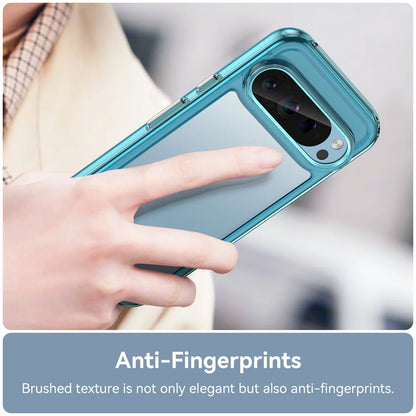Fashion Transparent Acrylic Case For Google Pixel 9 8 7 Pro 8 7 A Colorful Hard Clear Shockproof Thin Cover For Pixel 9 Pro XL