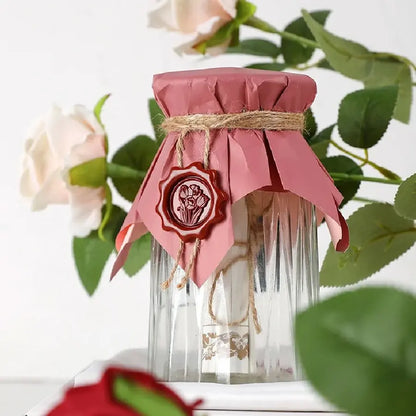 1pc Wax Seal Stamp Metal Mold Round Flower Heart Shape For Card Making Wedding Invitation Birthday Gifts Decoration