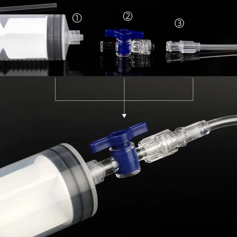 MTB Road Bike Tubeless Tire Liquid Injection Tool 60ml Tyre Sealant Syringe Bicycle Accessories  Valve Core Removal Tool Optiona