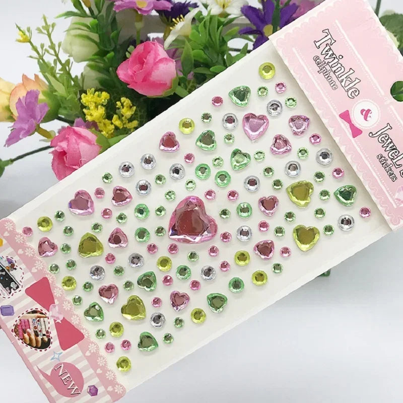 Glitter Face Stickers for Children Rhinestones for Eyes Face Diamonds Bright Stickers Festival Makeup Jewels Stickers ZS006