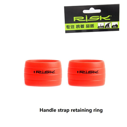 2pcs Silicone Anti-skip Bicycle Handlebar Tape plug Fixed Ring Road Bike Shift Handle Protection Cover Non-Slip Cycling Accessor