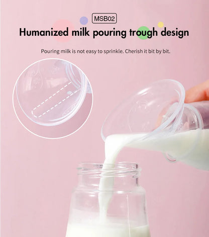 Dr.isla Baby Feeding Manual Breast Pump Partner Breast Collector Automatic Correction Breast Milk Silicone Pumps BPA Free