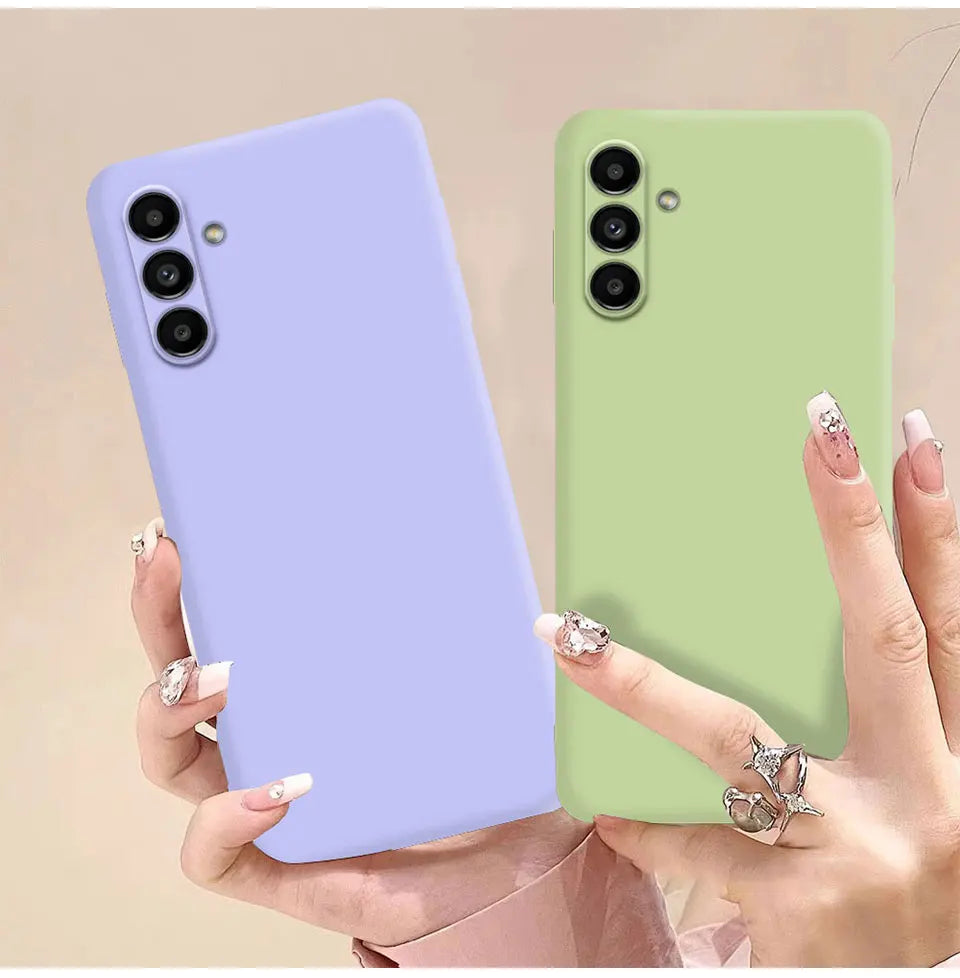 Liquid Silicone Protective Case For Samsung Galaxy A15 A25 A35 A55 A22 A32 A52 A13 A23 A33 A53 A14 A24 A34 A54 4G 5G Cover Cases