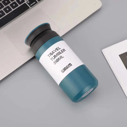 New 350ml 480ml Steel Water Thermos Cup Cute Tumbler Portable Insulated Vacuum Flask