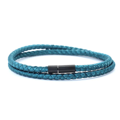 2025 New Simple Style Keel Rope Bracelet For Men Bilayer Wrap Braslet Bangle Homme Nautical Braclet Gifts For Him Pulseria Joias