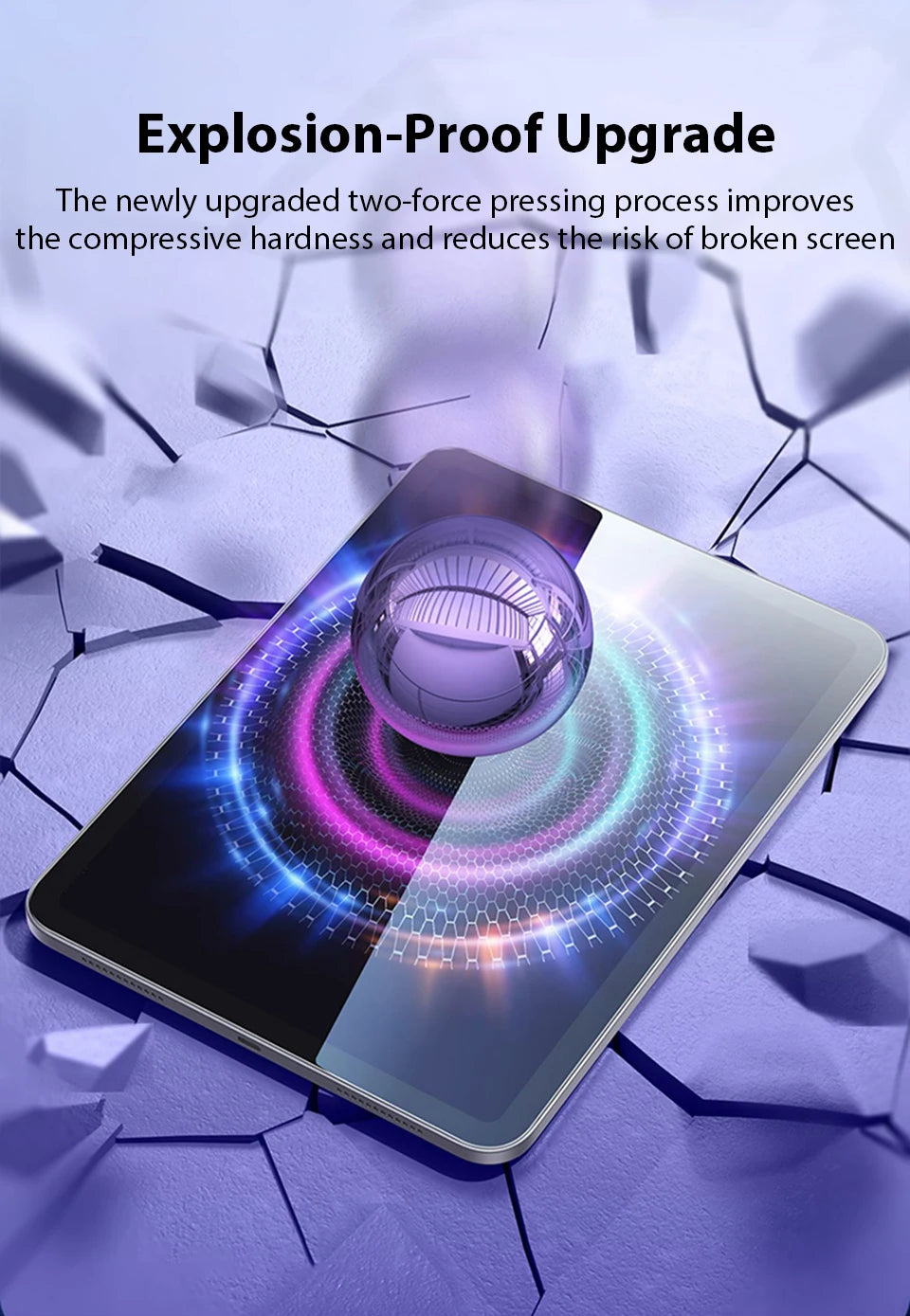 Tempered Glass For Ipad Air 5 4 3 2 1 Pro 13 11 M4 M2 2024 12.9 Screen Protector For Ipad 10 9 10th 9th Gen 10.9 Mini 6 8th 10.2