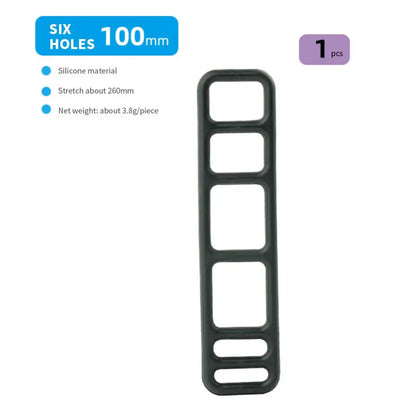Silicone Elastic Strap Bandage Light Lamp  Driving Mirror Recorder Fixing Rubber Bicycle Headlights And Taillights Accessories