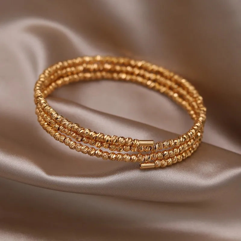 2024 French new design fashion jewelry two-color plated zircon letter X opening bracelet elegant women's daily work accessories