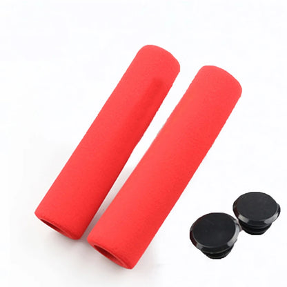 1 Pair UltraLight Anti-Slip Antiskid Soft Sponge Foam Handlebar MTB Mountain Bike Bicycle Grips Outdoor Sports Cyling Tools