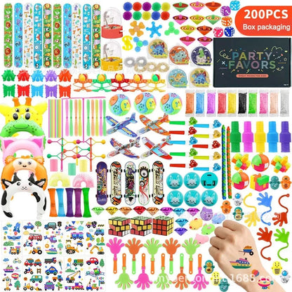 30/200/300PCS Party Favors Toy Assortment Giveaway Pinata Filler Bulk Toys for Kids Birthday Party Present Souvenir Toys Gift
