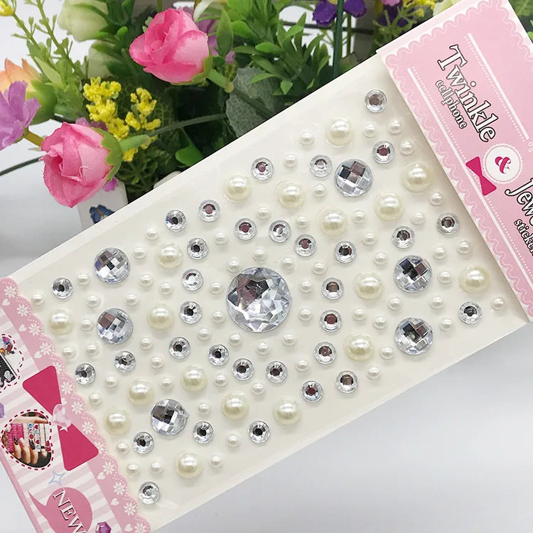 Glitter Face Stickers for Children Rhinestones for Eyes Face Diamonds Bright Stickers Festival Makeup Jewels Stickers ZS006