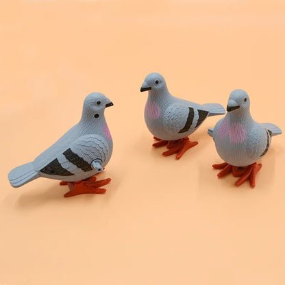 Kids Clockwork Toy Jumping Pigeon Simulation Animal Cute Winding Will Jump Baby Toys 2-4 Years Old Gift