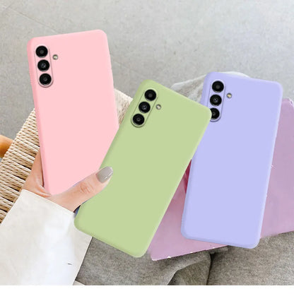 Liquid Silicone Protective Case For Samsung Galaxy A15 A25 A35 A55 A22 A32 A52 A13 A23 A33 A53 A14 A24 A34 A54 4G 5G Cover Cases