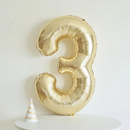 40 inch Pink Standing Crown Digital Girl Birthday Party Anniversary Party Decoration Balloon