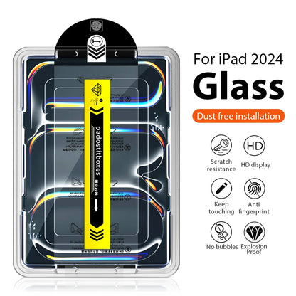 Screen Protector Tempered Glass For Ipad Pro 13 11 M4 12.9 10 9 10th 9th Generation Air 5 4 3 2 M2 Mini 6 10.2 10.9 Accessories