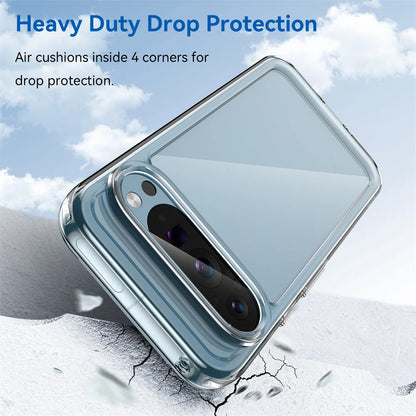 Fashion Transparent Acrylic Case For Google Pixel 9 8 7 Pro 8 7 A Colorful Hard Clear Shockproof Thin Cover For Pixel 9 Pro XL