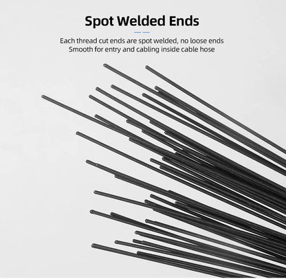 Bicycle PTFE Coated Stainless Steel Core Wire MTB Road Bicycle Zinc Coated Carbon Steel Wire W/ Cap Universal Shift Line DIY Kit