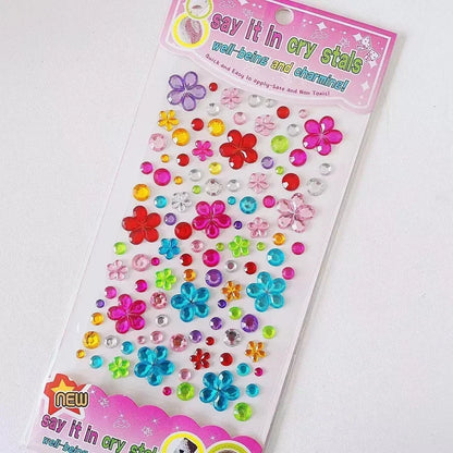 Glitter Face Stickers for Children Rhinestones for Eyes Face Diamonds Bright Stickers Festival Makeup Jewels Stickers ZS006