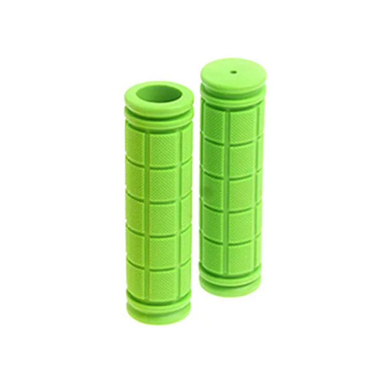 1 Pair Bike Handlebar Grips Soft Scooter Extreme Bicycle Rubber Non-slip Shockproof Mountain Folding Bike Bicycle Accessories