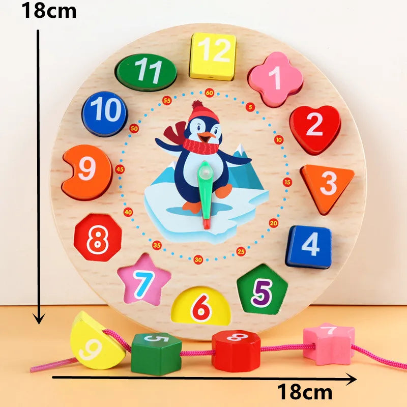 Clearance_Montessori 3D Wooden Puzzles for Kids Baby Early Learning Games Educational Wooden Toys For Children Birthday Gifts_Co